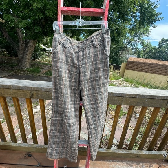 Plaid wool wide leg pants - Picture 2 of 7